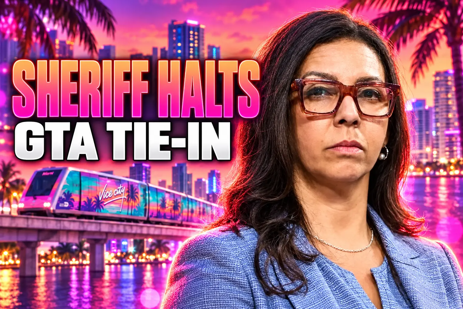 Miami-Dade sheriff halts GTA 6 Vice City tie-in