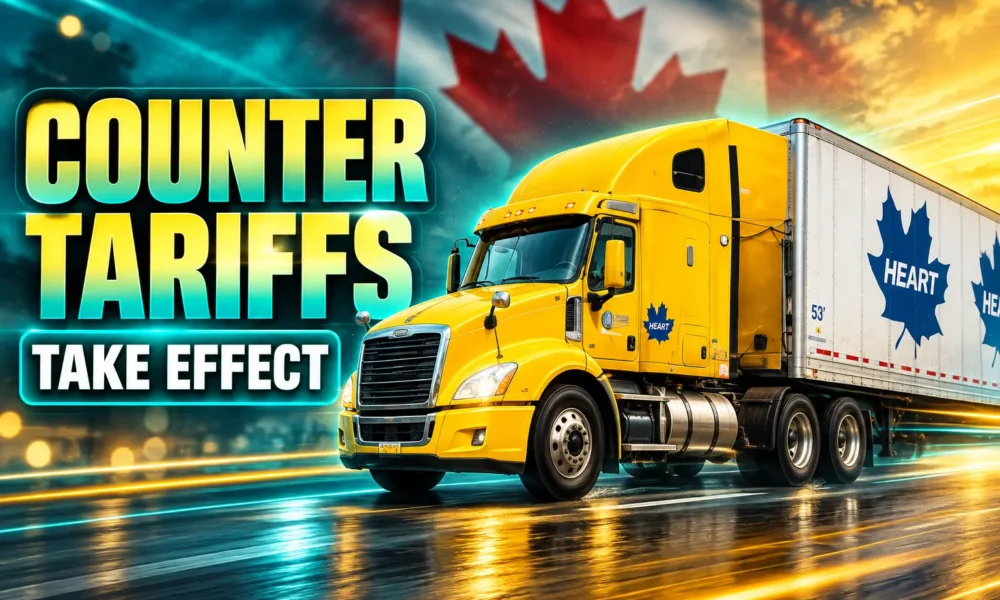 Canada counter tariffs take effect on US goods