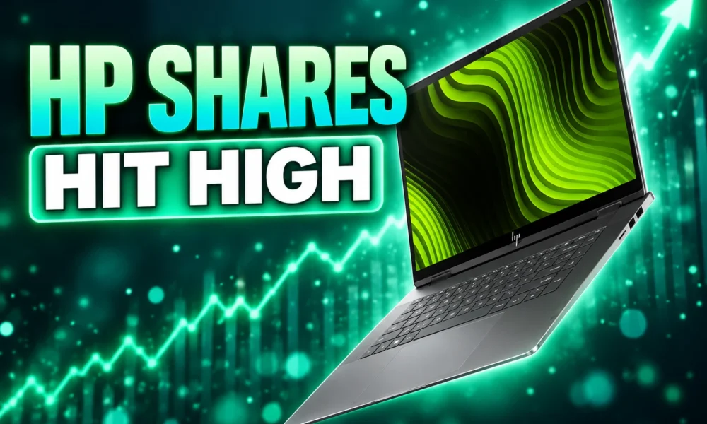 HP shares hit high OmniBook NVIDIA RTX Spark