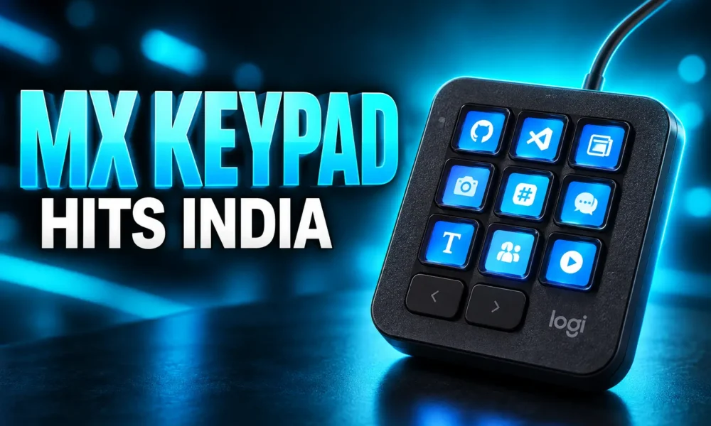 Logitech MX Keypad India launch Copilot Rs 15999