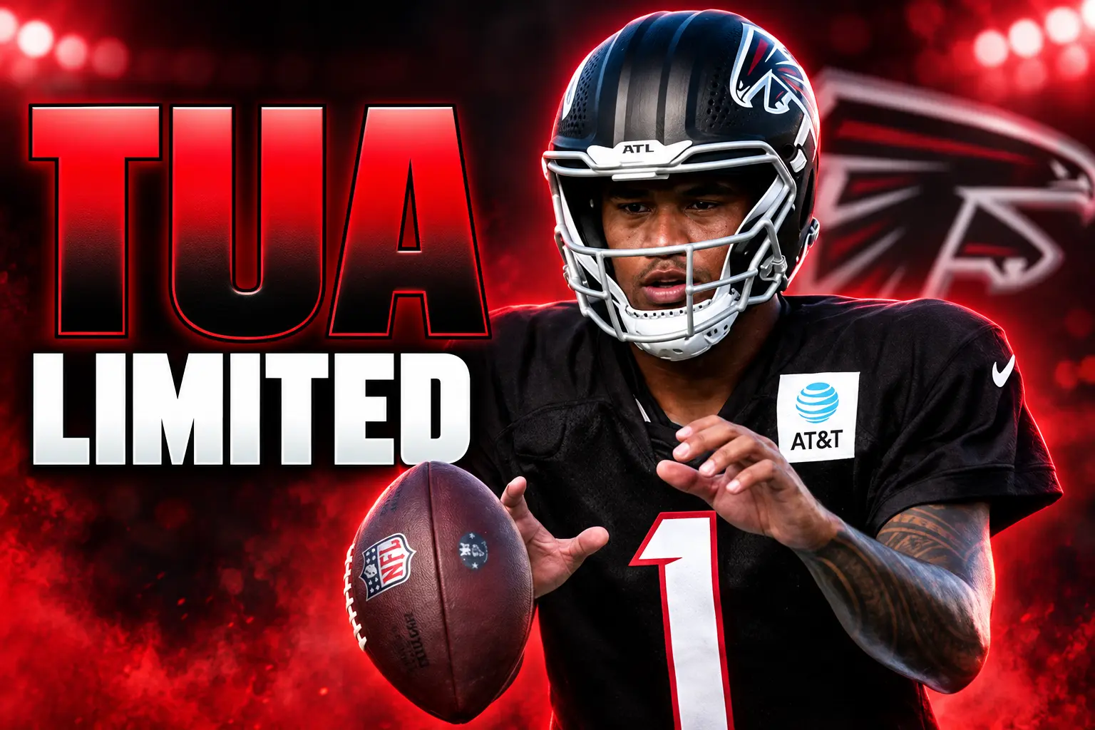 Tua Tagovailoa Falcons oblique injury Week 1 status