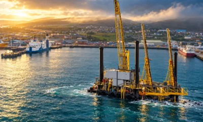 Lerwick harbour dredge Rock Mate October