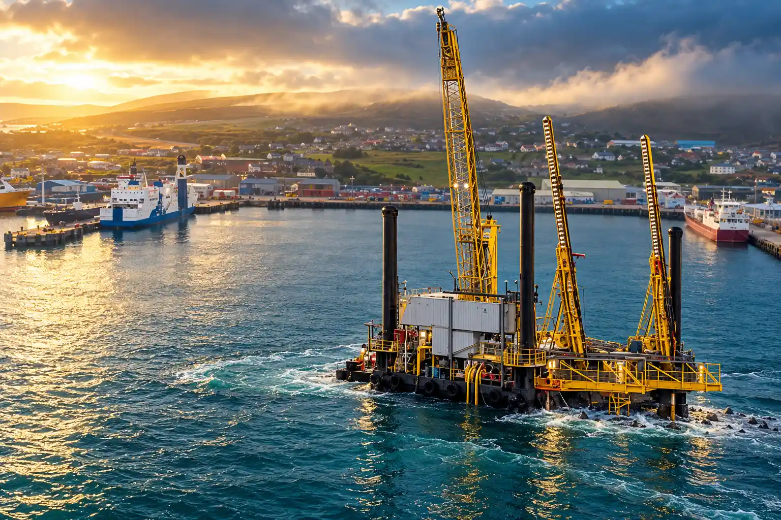 Lerwick harbour dredge finishes for larger energy ships