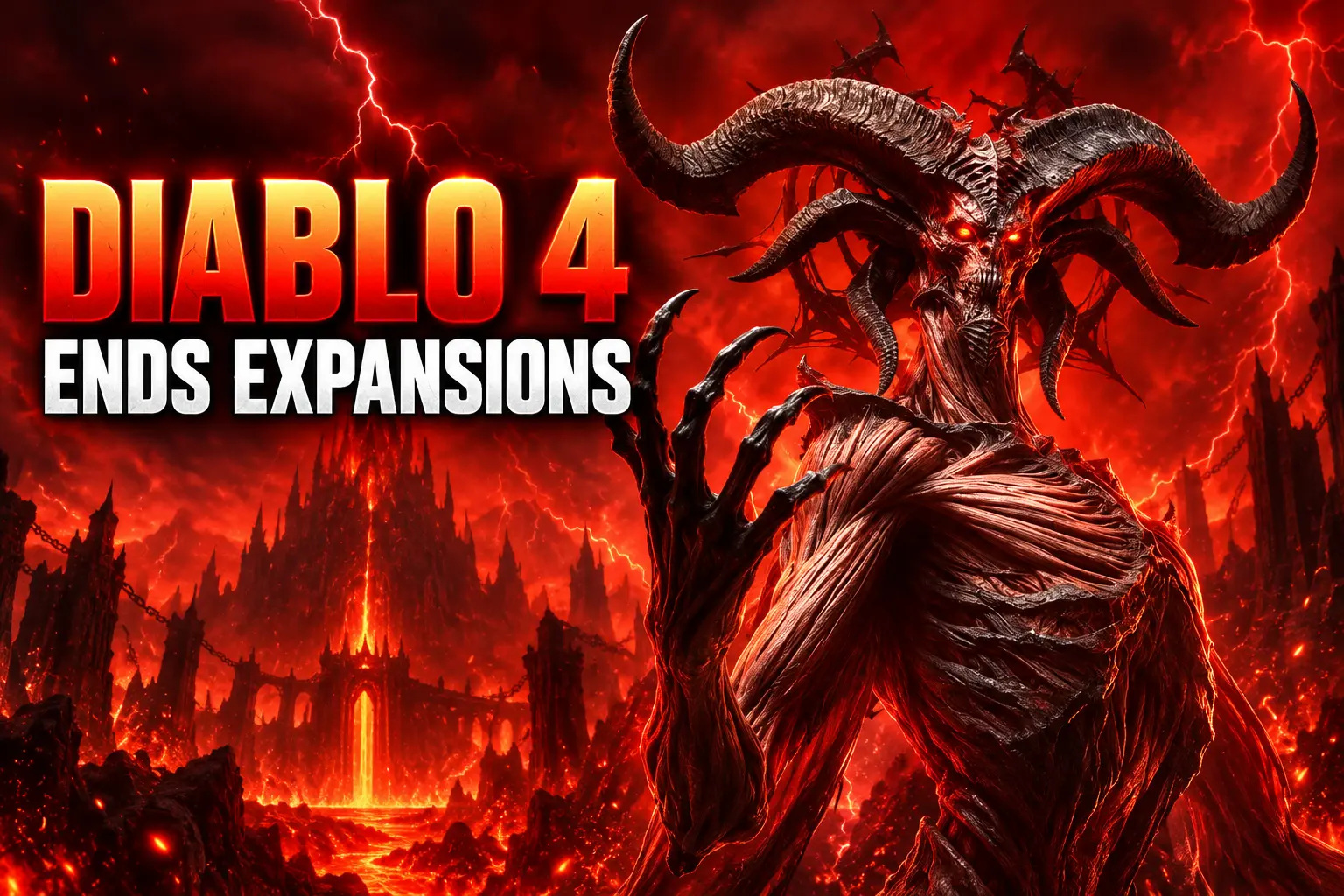 Diablo 4 no more expansions after Lord of Hatred