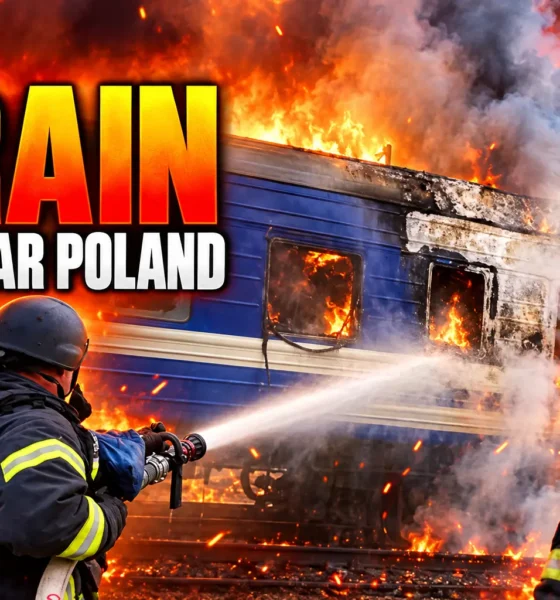Russian drone hits Kyiv-Warsaw train near Poland