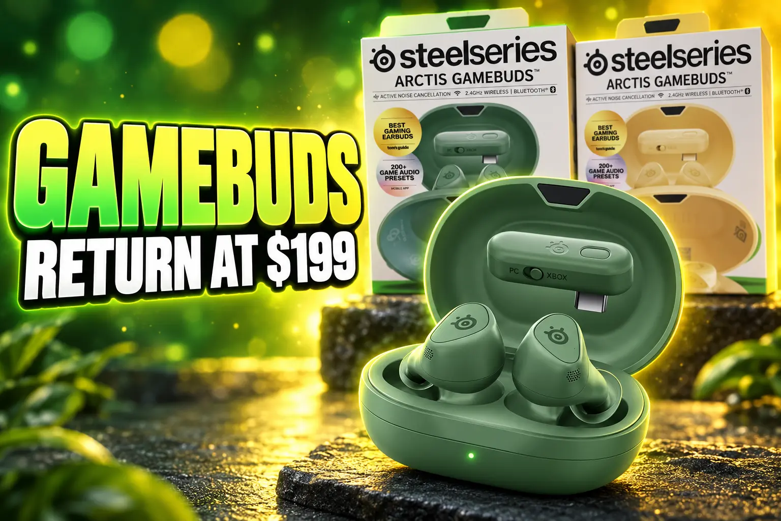SteelSeries Arctis GameBuds Matcha Yuzu cozy colors